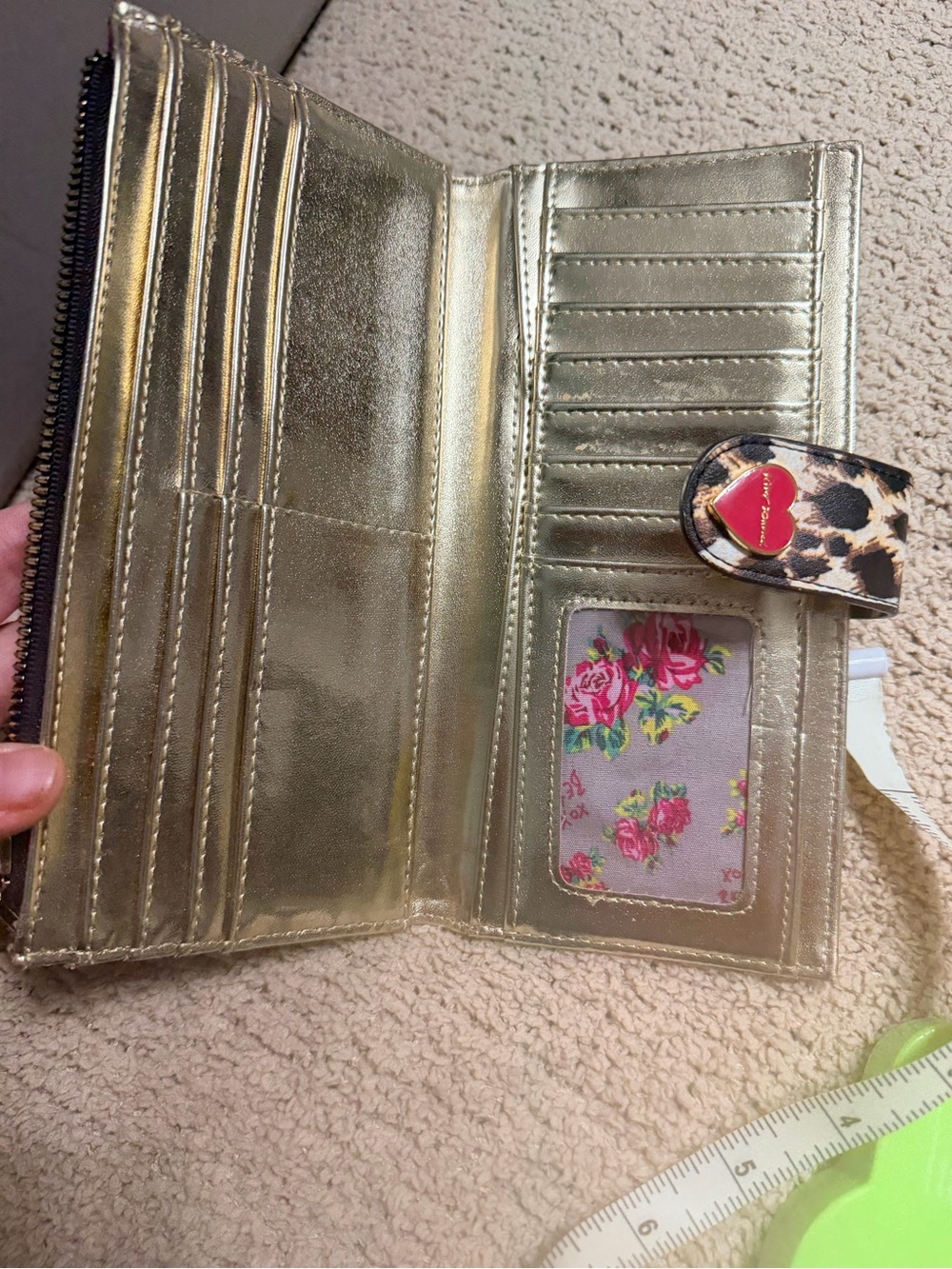 Betsey Johnson Leopard Print Wallet Clutch - Picture 7 of 10